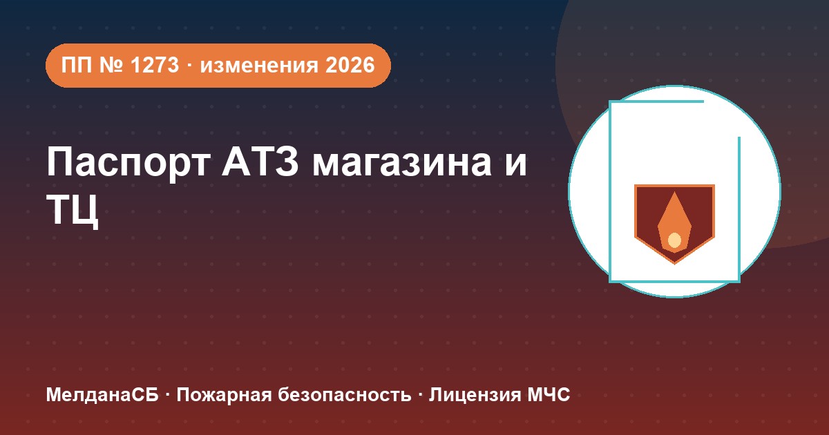 Паспорт безопасности магазина и ТЦ по ПП № 1273: изменения 2026 года в Воронеже