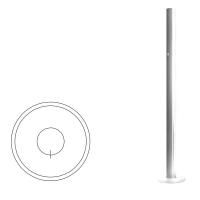 Ограждение полуростовое Стойка ограждения с отверстием под фиксатор базовая 